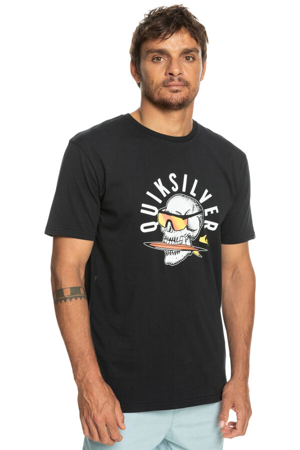 Springfield QS Rockin Skull - T-shirt para Homem preto