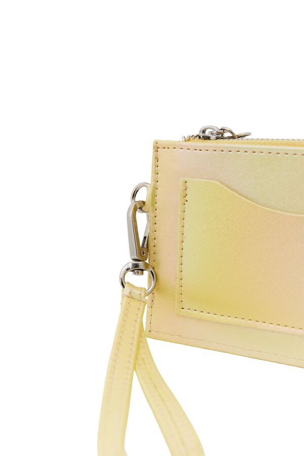 Oxxo Metallic purse with hook white