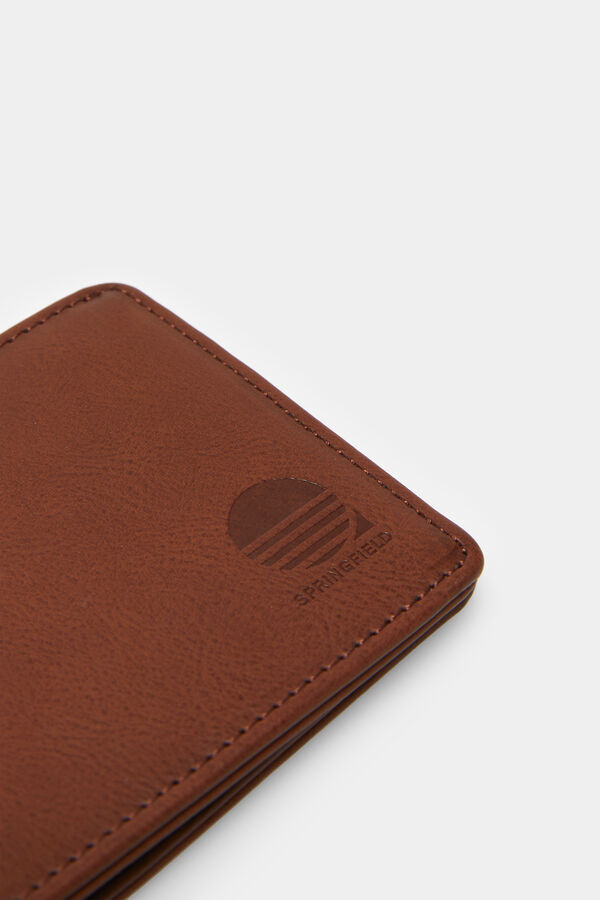 Springfield Essential faux leather wallet tan
