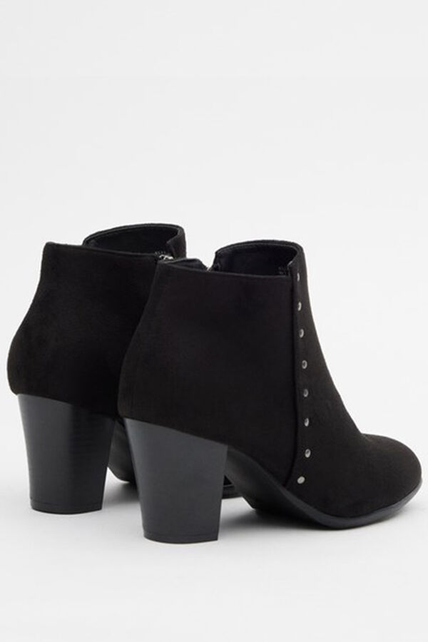 Springfield Studded Heel Shoe 7 Cm black