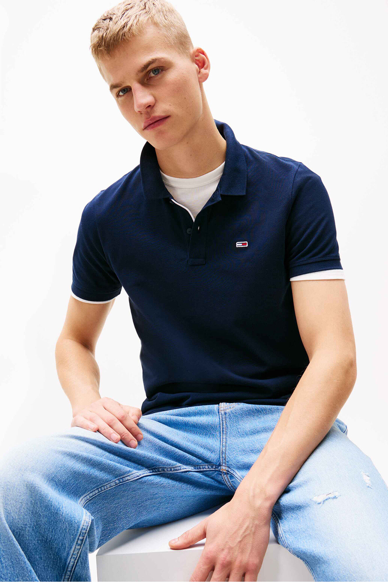 Tommy Jeans Polo de hombre de manga corta
