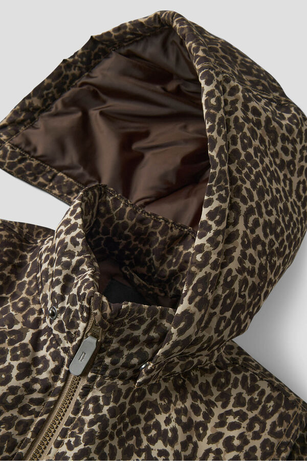 Name It Animal print coat Bež