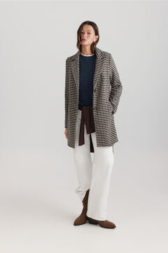 Springfield Manteau midi &agrave; carreaux