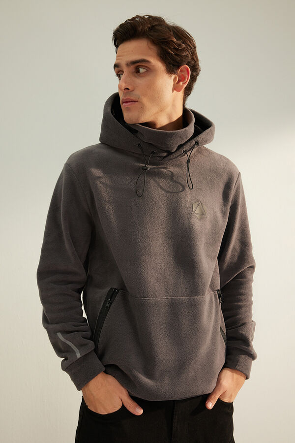 Trendyol Sudadera polar gris