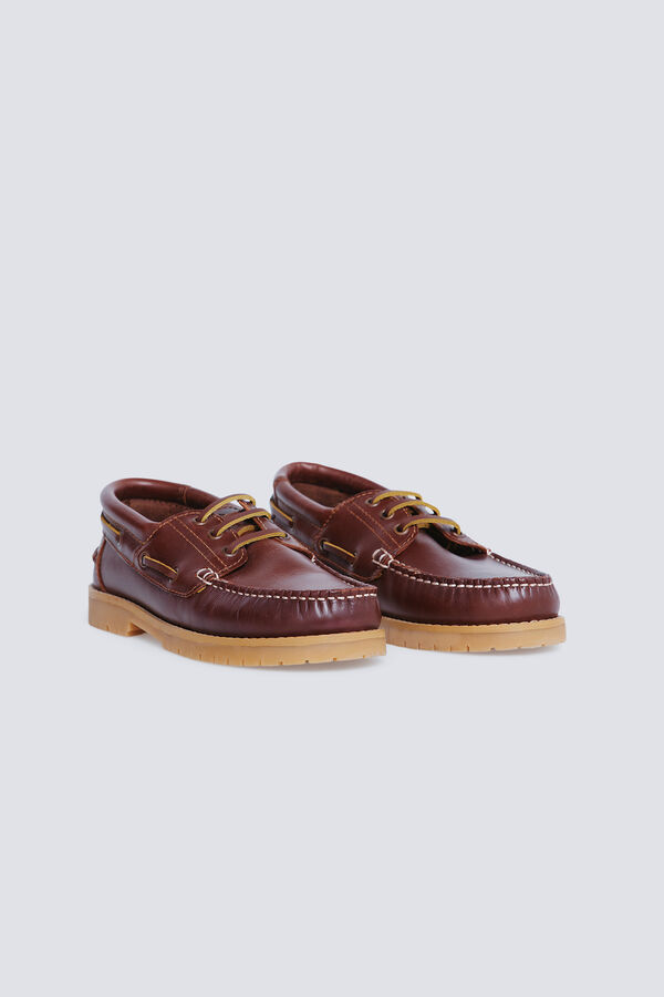 Springfield Leather boat shoes nude