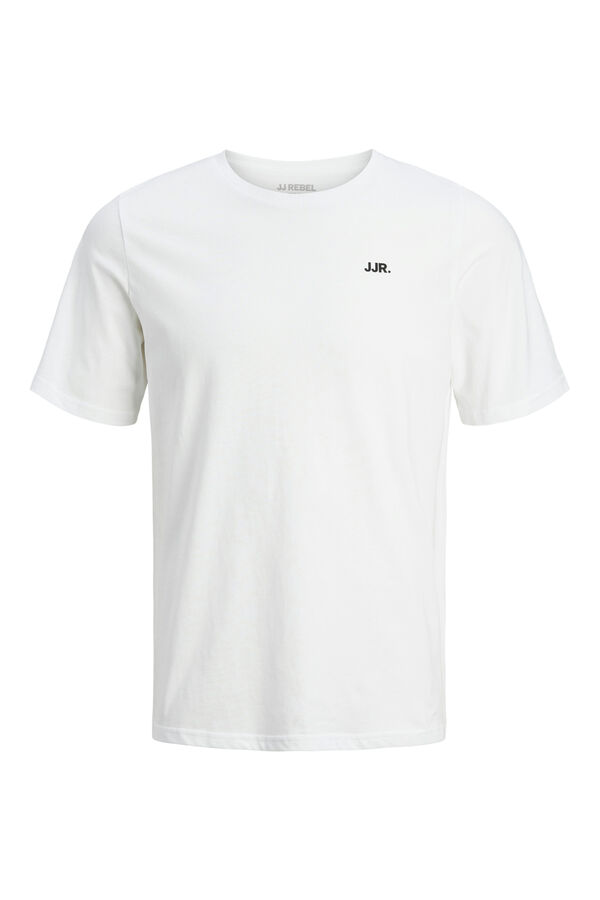 Springfield Regular fit cotton t-shirt white