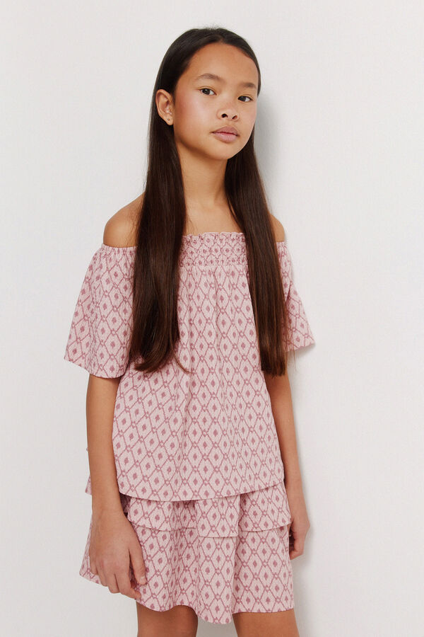 Springfield Kids Falda IKAT ni&ntilde;a morado/lila