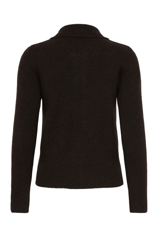 Only Zip fastening cardigan nude