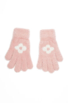 Springfield Pink floral gloves red