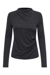 Only Camiseta drapeada de manga larga