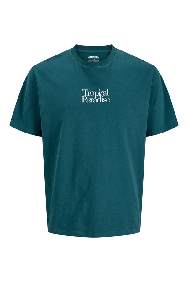 JJ REBEL Camiseta relaxed fit verde