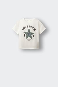 Springfield Kids Camiseta manga corta love rock ni&ntilde;a