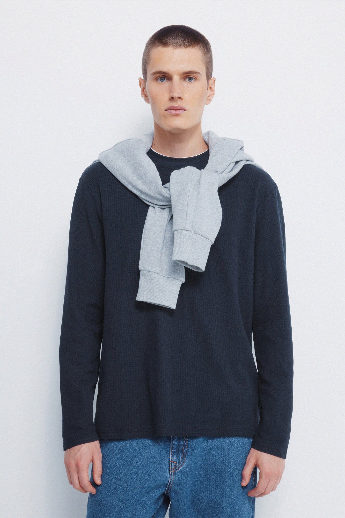 Springfield Double waffle fabric T-shirt