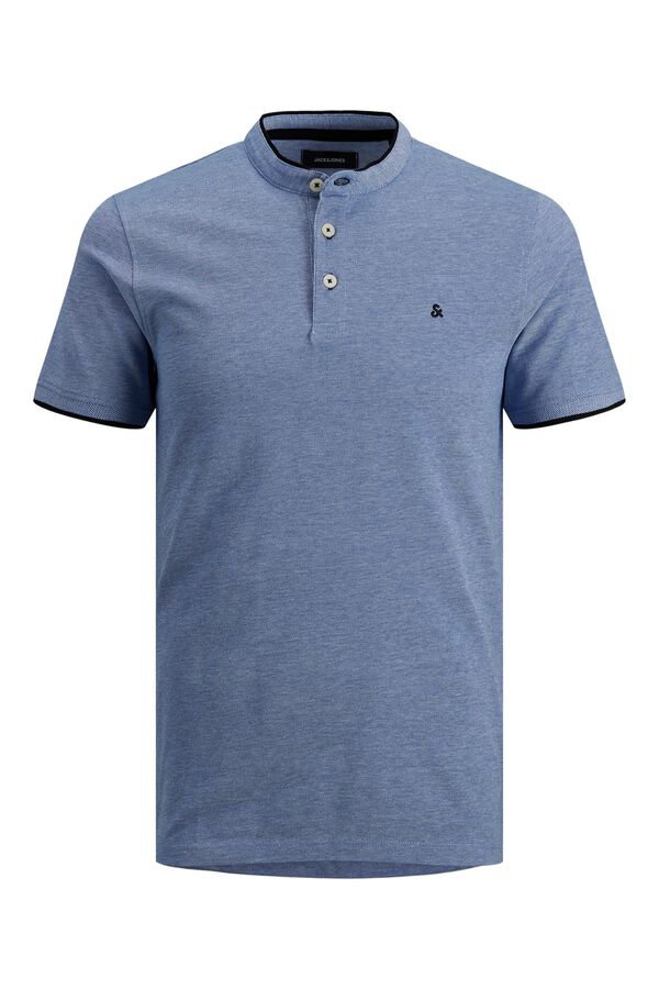 Jack & Jones Slim Fit Baumwoll-Poloshirt Blau