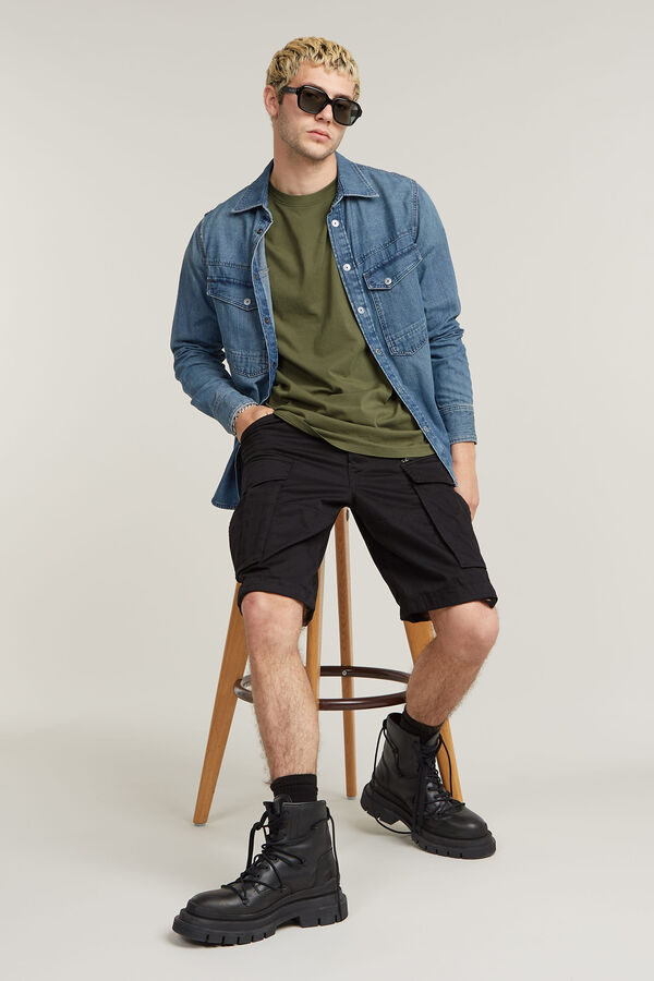 G-STAR Bermudas tipo cargo negro