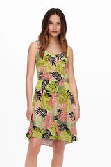 Only Strappy short dress green