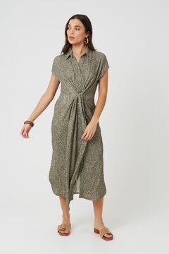 Brave Soul Vestido camisero estampado