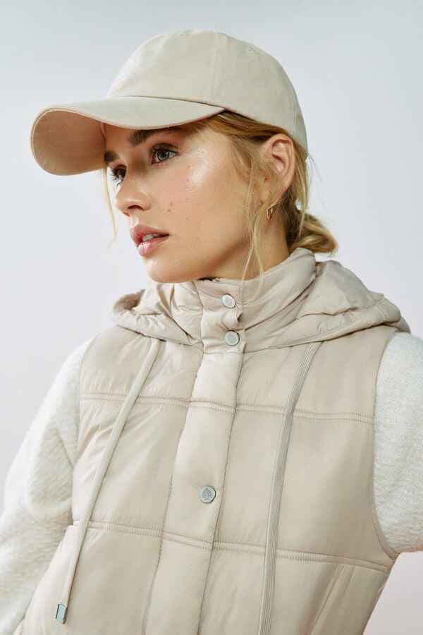 Springfield Colete Acolchoado Poli&eacute;ster Reciclado cru