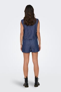 JDY Sleeveless knotted shirt