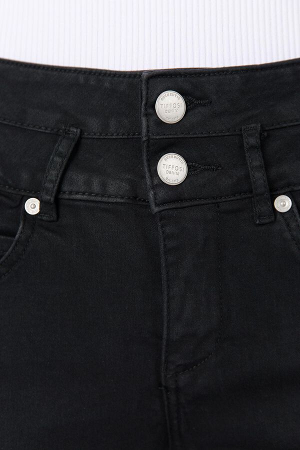 Springfield Jeans Double-up Skinny Soft Denim preto
