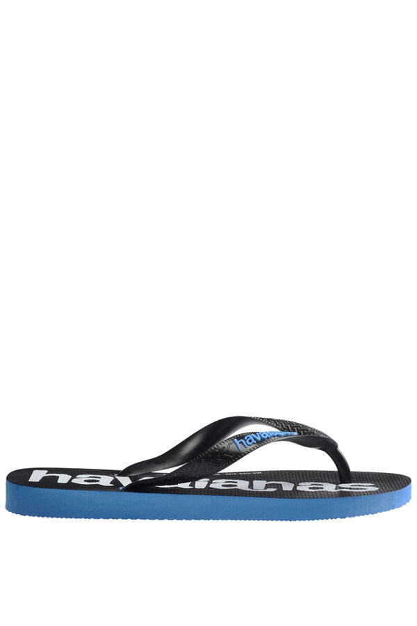 Havaianas Chanclas plataforma goma azul