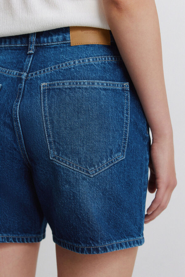 Springfield Bermudas denim azul