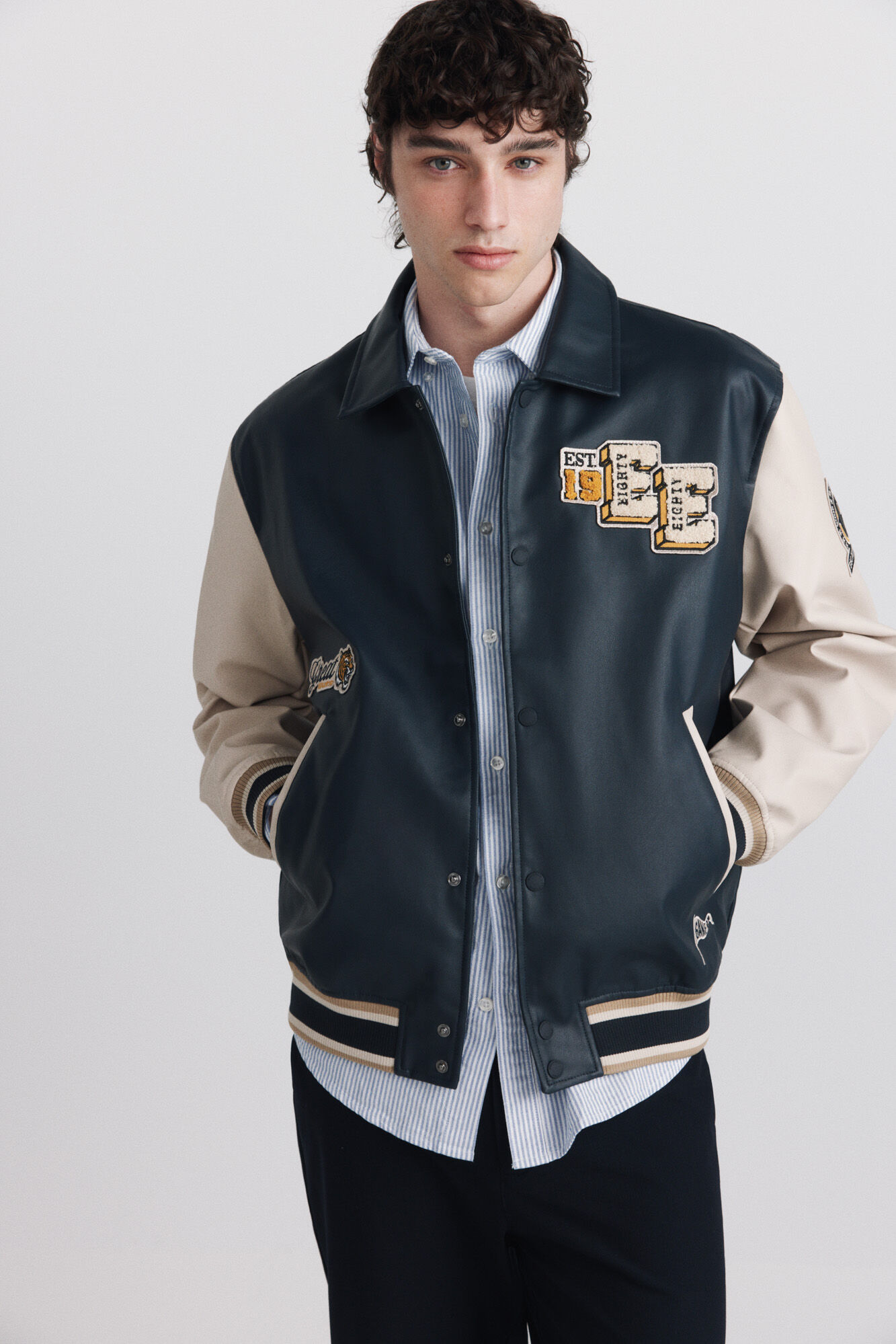 Springfield Bomber efeito pele varsity