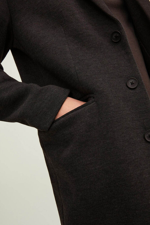 Springfield Long coat with pocket gray