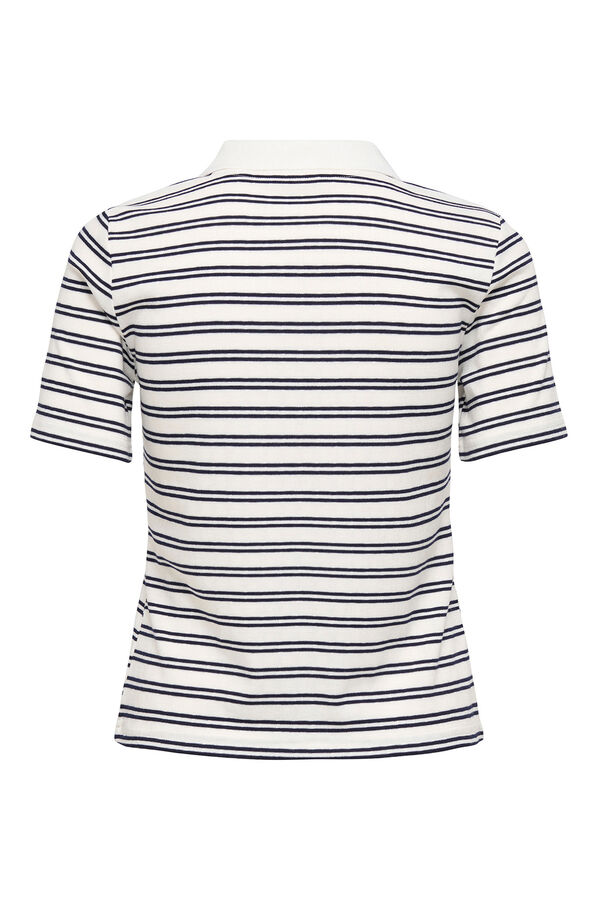 JDY Short sleeve polo shirt white