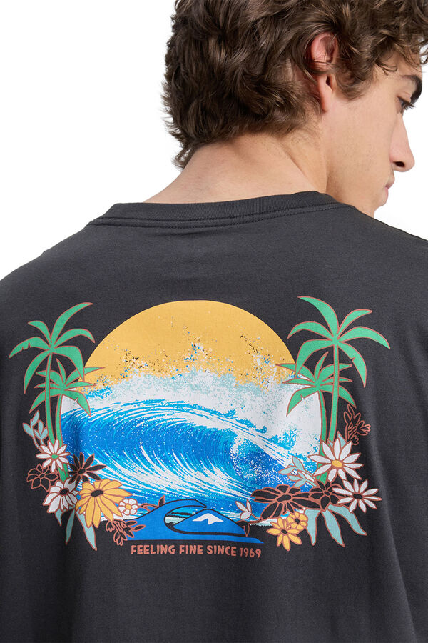 Quiksilver Kurzarm-Shirt Schwarz