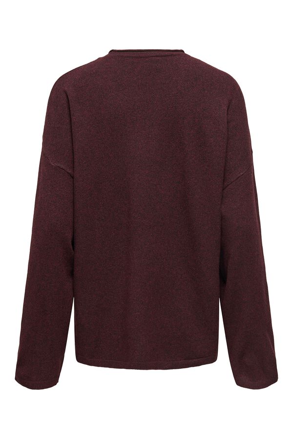 Only Round neck jumper pink