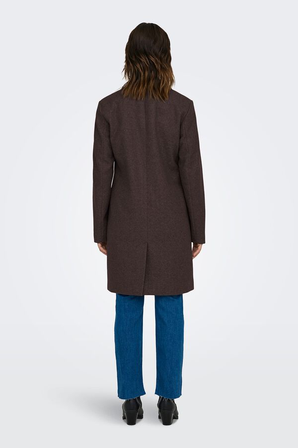 JDY Cloth coat brown
