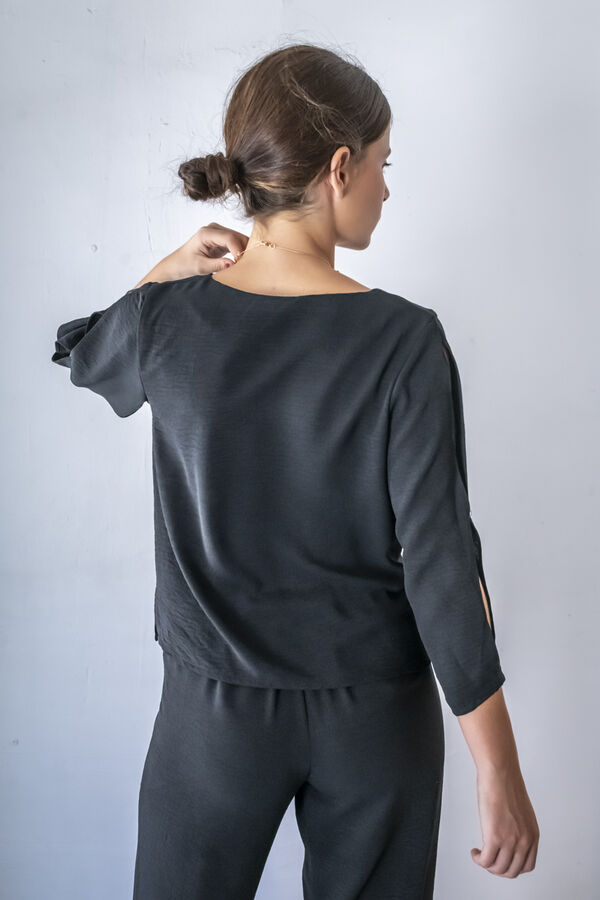 Cul Sac Camisa de manga larga preto