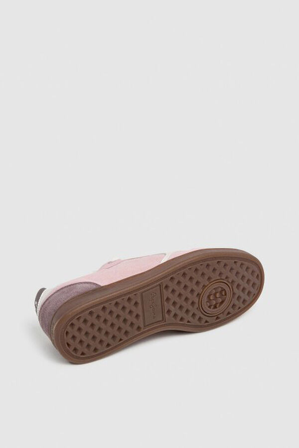 Pepe Jeans suede sneakers pink