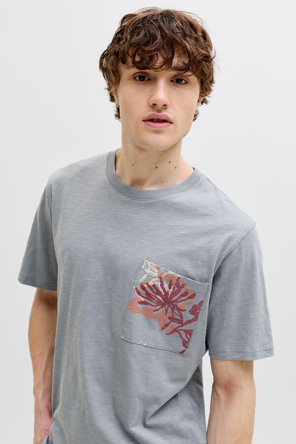 Jack & Jones Regular fit pocket T-shirt blue