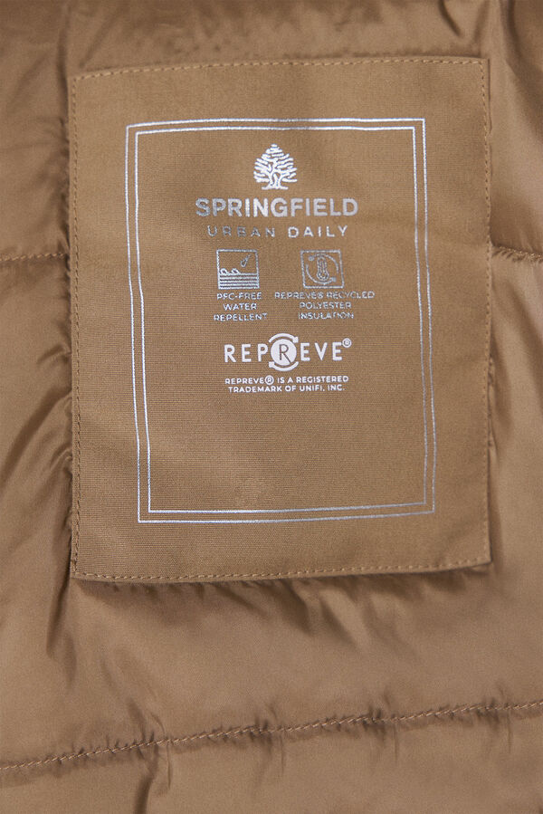 Springfield Technical quilted jacket stone