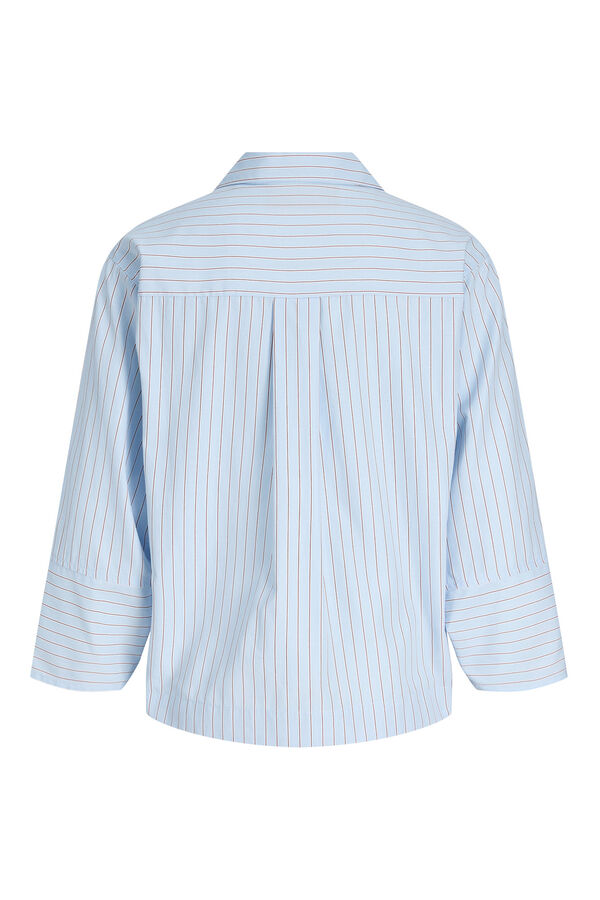 Jack & Jones Poplin long sleeve blouse blue