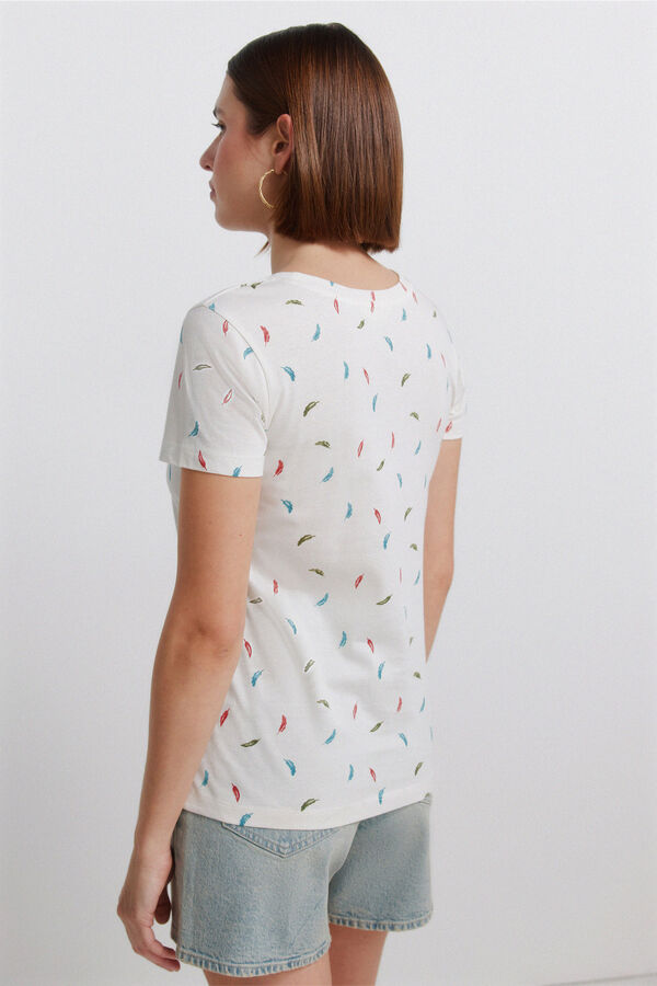 Springfield Printed short sleeve T-shirt printed