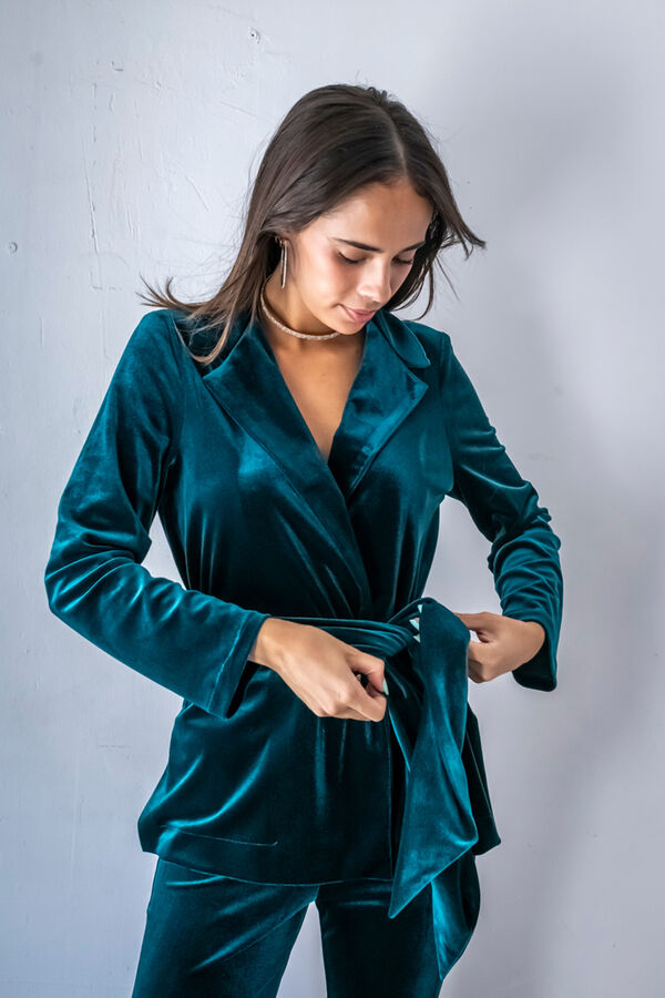 Cul Sac Fluid blazer blue