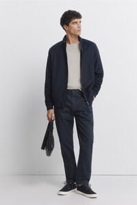 Springfield Pantal&oacute;n chino microestampado slim fit