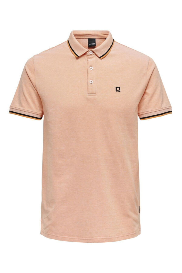 Only & Sons Short-sleeved polo shirt pink