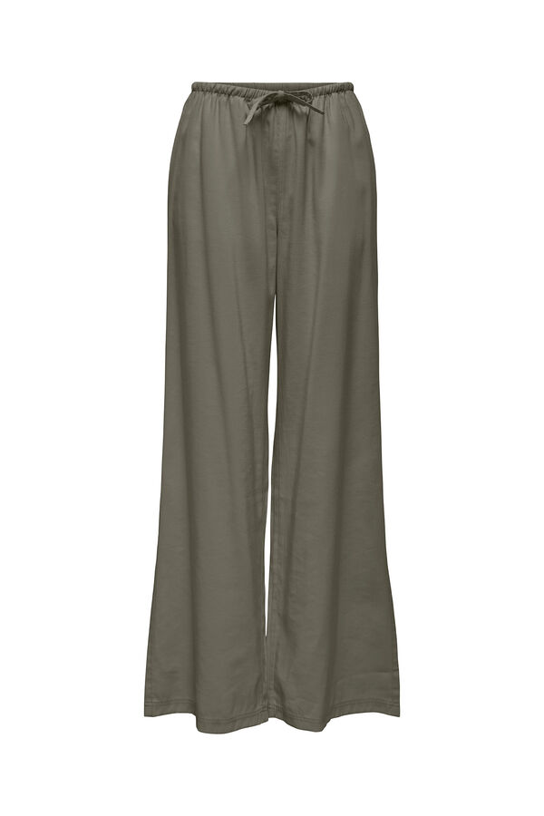 Only Fluid wide trousers imprim&eacute;