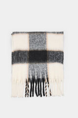 Springfield Checked scarf black