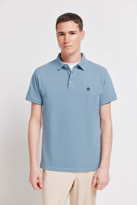Springfield Polo piqu&eacute; contraste pu&ntilde;o slim fit