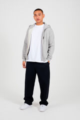 Brave Soul Sudadera con capucha y cremallera gris