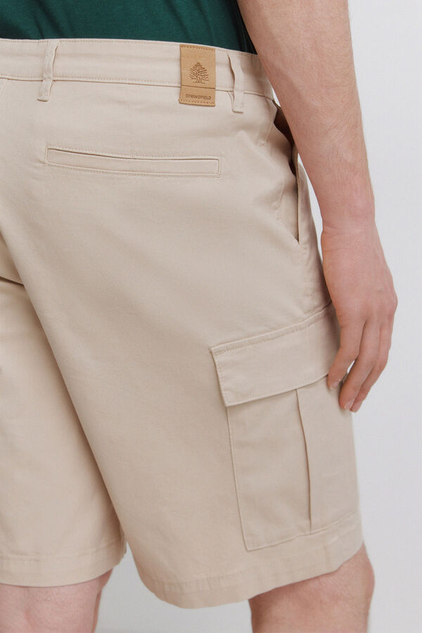 Springfield Bermuda cargo coupe confort marron