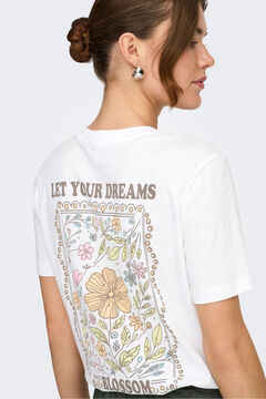 Only T-Shirt mit Frontdruck