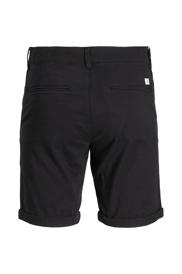 Springfield Chino Bermuda shorts with 4 pockets. black