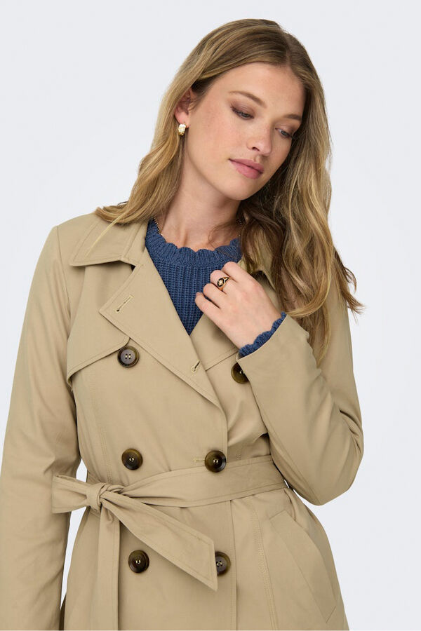Only Midi trench coat barna