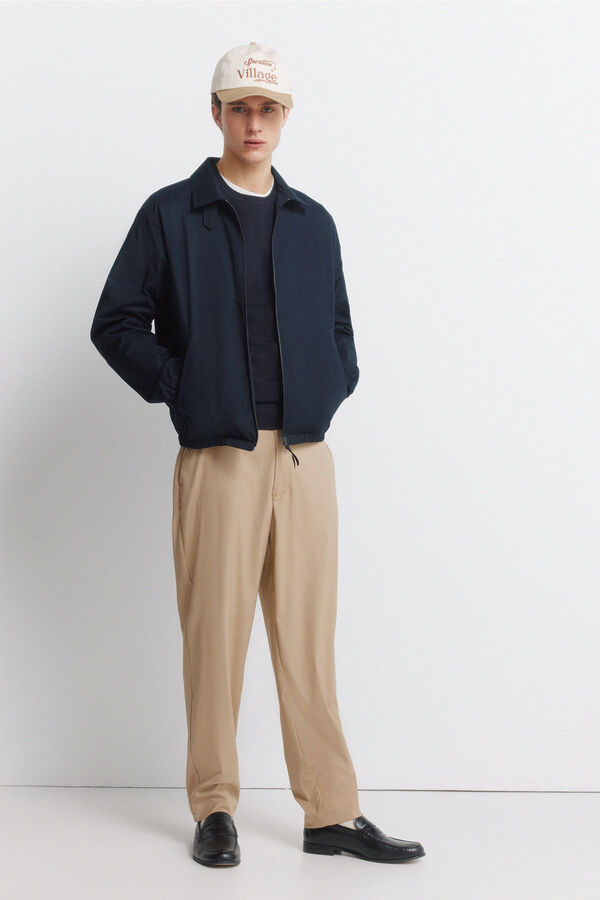 Springfield Cotton lightweight jacket blue